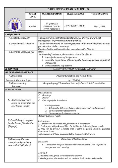 mapeh 9 3rd quarter|Grade 9 – 3RD QUARTER SELF.